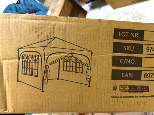 Quictent 3x3m pop - 3x3m, up
