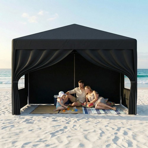 Black gazebo pop 3x3 heavy - 3x3,