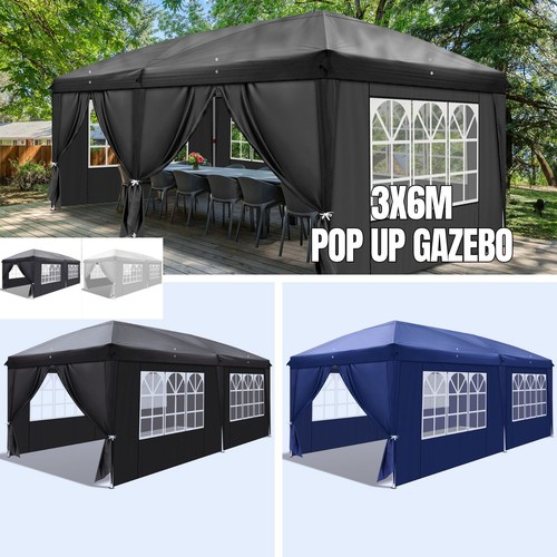 3x6m pop gazebo heavy - uk,