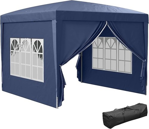 3x3m pop garden gazebo blue - pop,