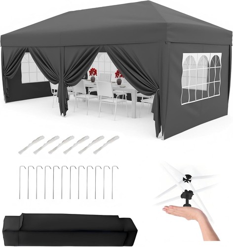 3x6m pop gazebo - 3x6m, up
