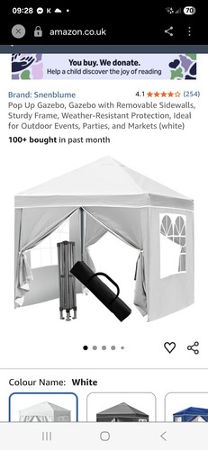 Pop gazebo with - up,